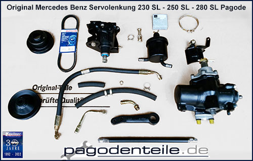 Servo Lenkung Umbau Satz Mercedes SL Pagode
